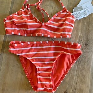 Brand New With Tags Girls Roxy Bikini Size 10